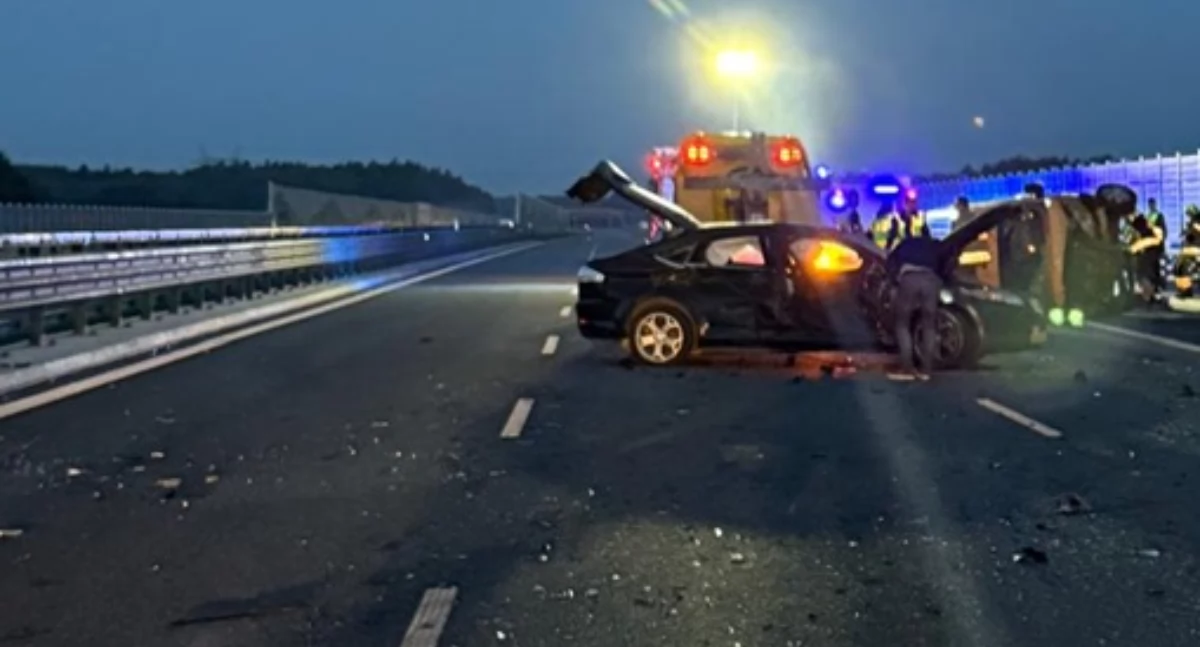 Tragiczny wypadek na A1 - nie żyje 68-latek