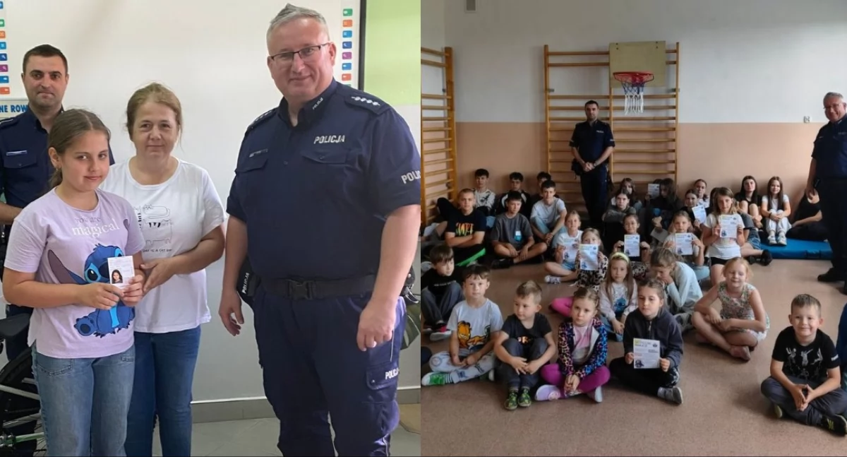Dzielnicowi odwiedzili uczniów jeszcze przed wakacjami - opowiadali o tym, jak bezpiecznie odpoczywać