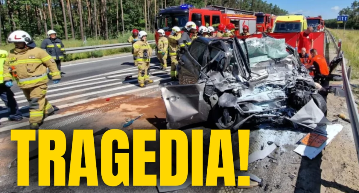 Tragiczny wypadek na obwodnicy Bełchatowa. 20-latek zginął po zderzeniu z ciężarówką, prowadzoną przez kierowcę z pajęczańskiego
