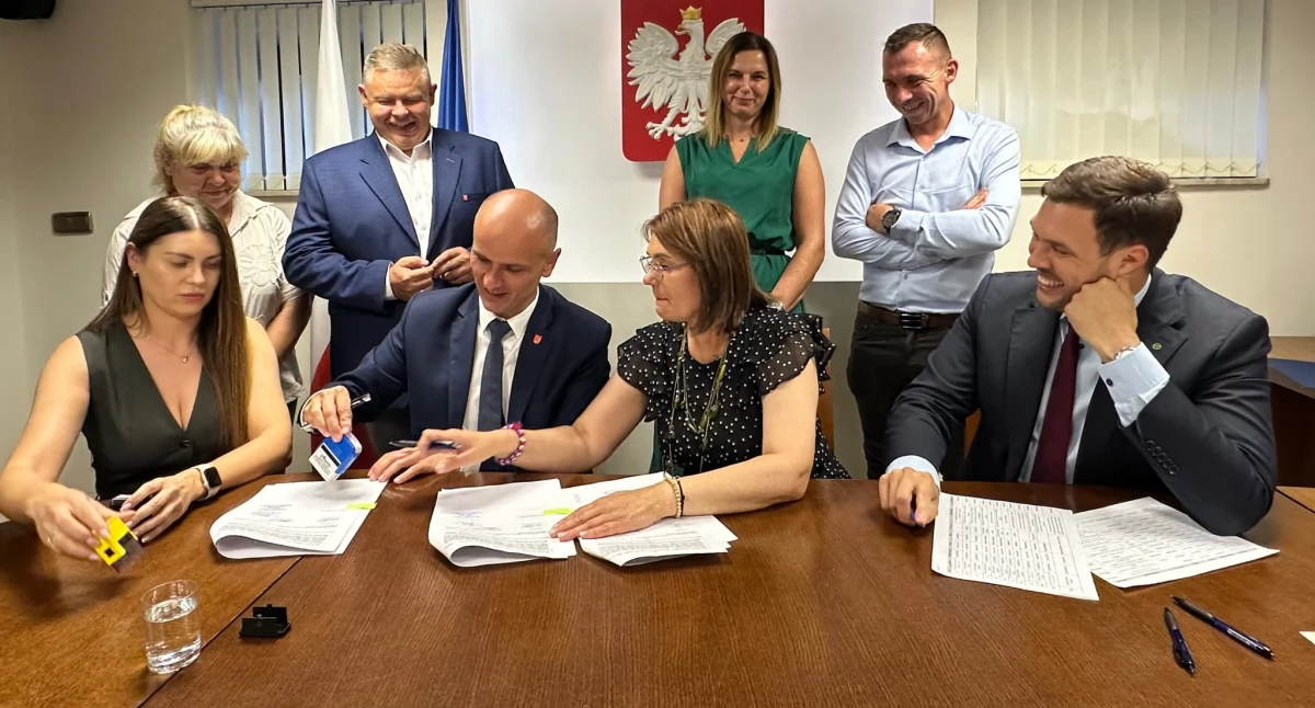 Sołectwa gminy Strzelce Wielkie z dotacjami