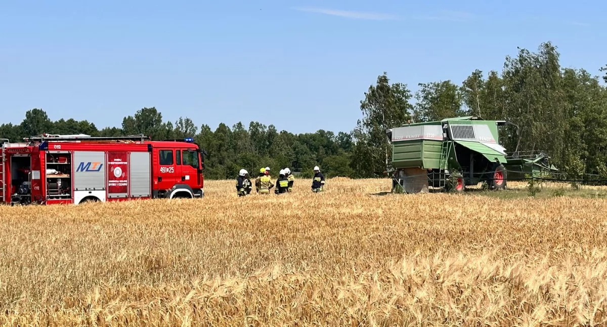 Pożar w Białej w gminie Rząśnia
