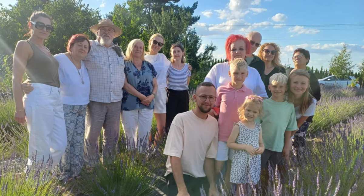 Lawendowy zakątek u Klaudii i Łukasza Dubasów w Małyszynie 