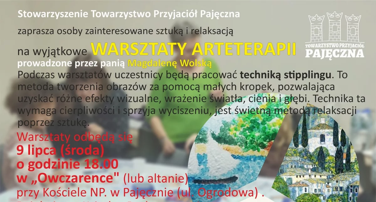 Warsztaty arteterapii w Pajęcznie: Poznaj technikę stipplingu i zrelaksuj się poprzez sztukę