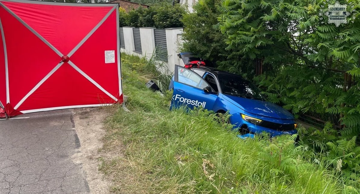 42-latek zjechał autem do rowu - jego życia nie udało się uratować