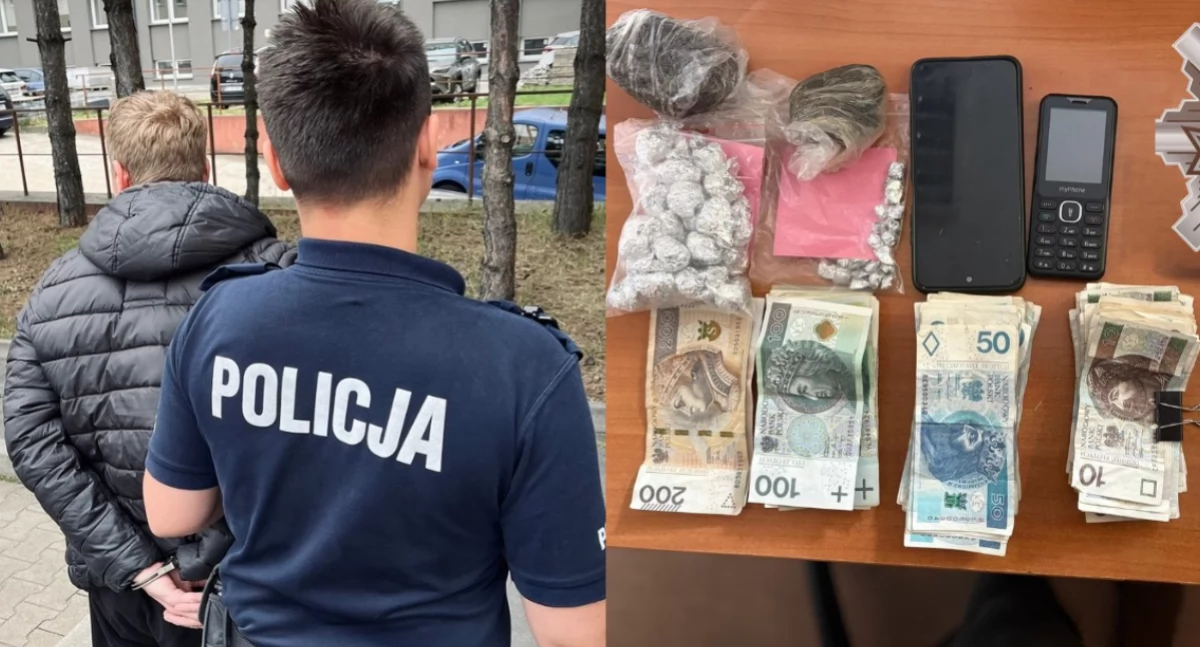 36-latek zatrzymany za narkotyki - miał ponad 250 gramów marihuany!