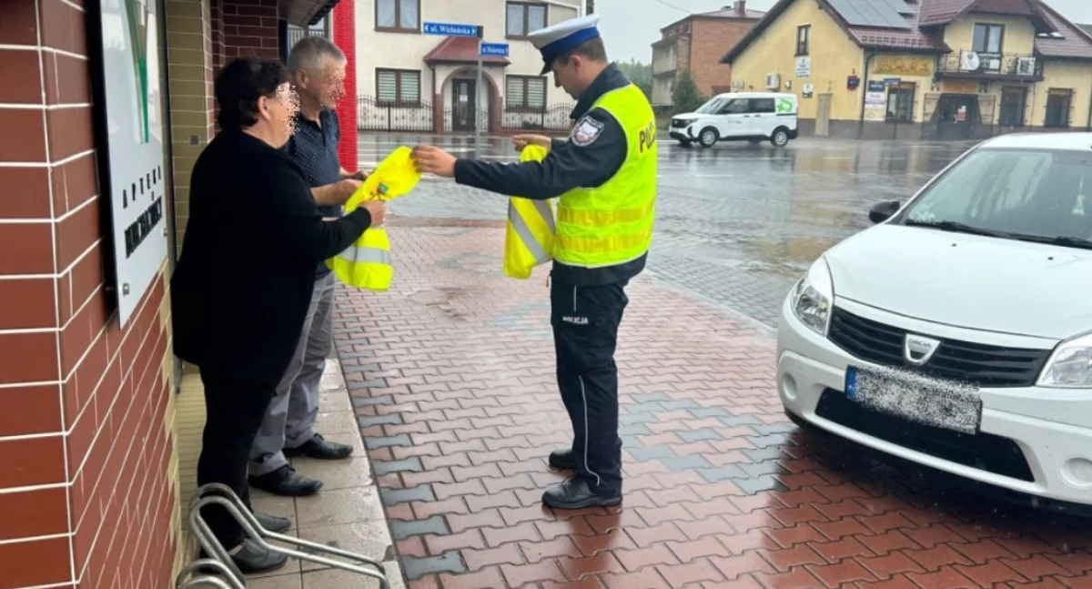 Bełchatowska drogówka dba o bezpieczeństwo pieszych i rowerzystów 