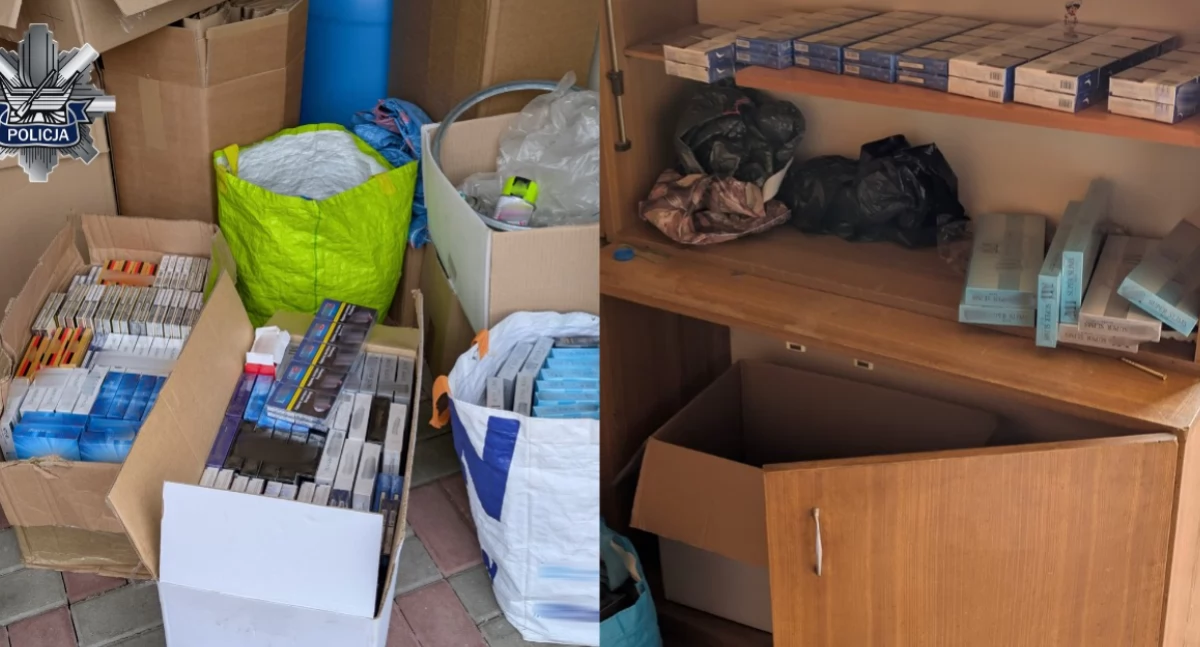 43-latka miała nielegalne papierosy - w sumie ponad 43 tysiące sztuk