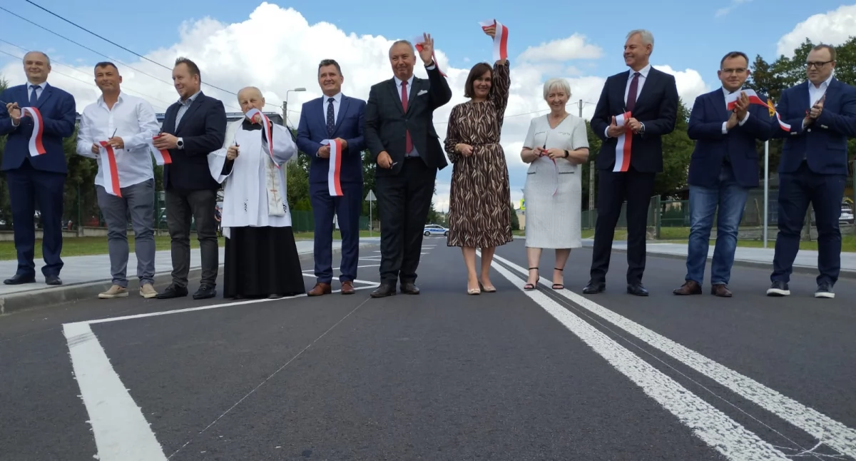 Uroczyste otwarcie drogi powiatowej w Rząśni