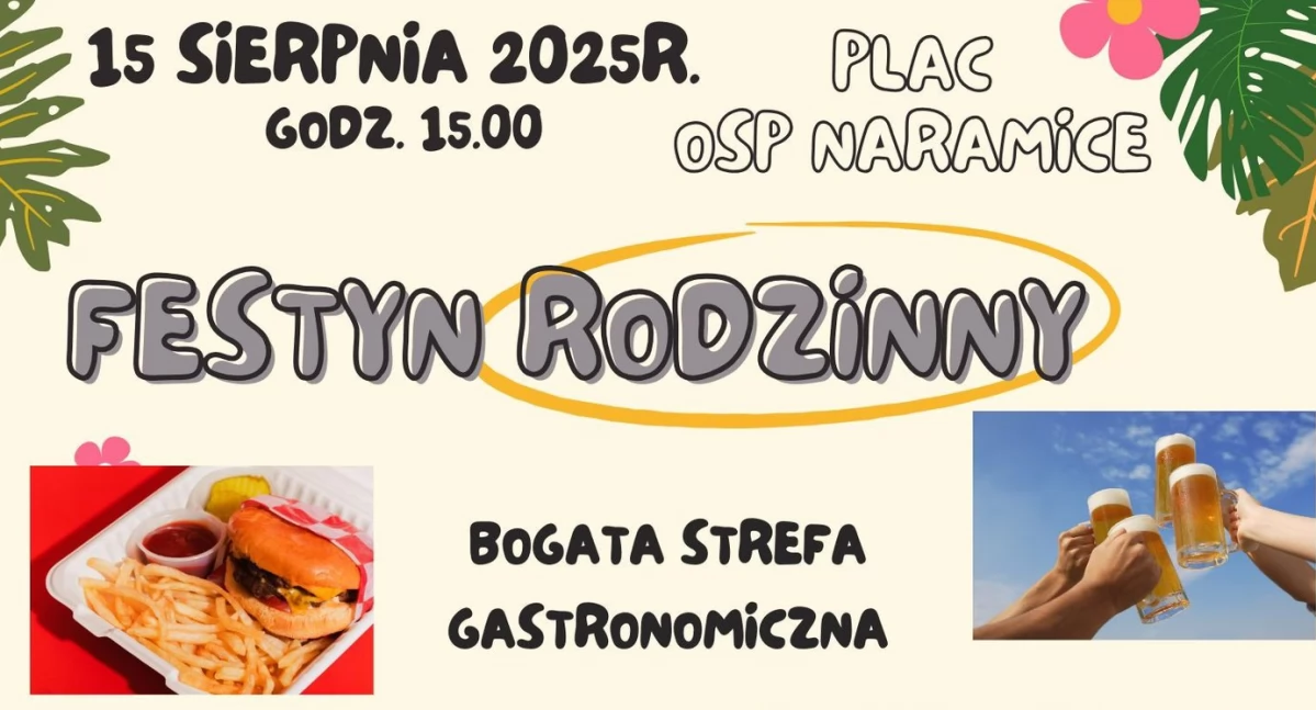 Festyn Rodzinny w Naramicach: Moc atrakcji już 15 sierpnia!