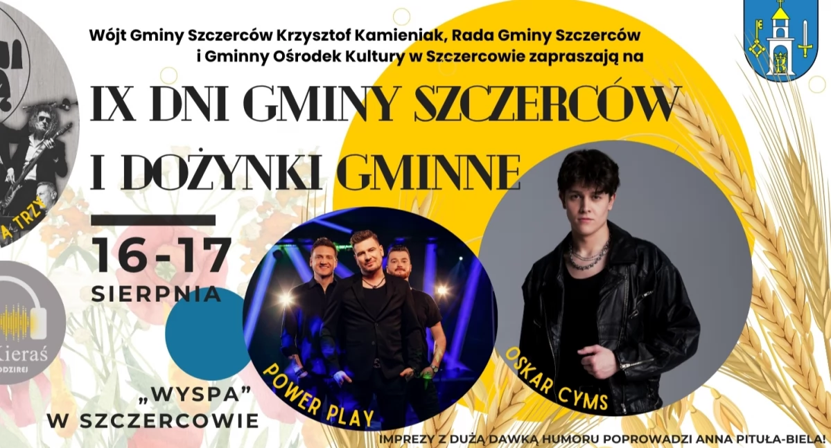 IX Dni Gminy Szczerców 2025 i Dożynki Gminne 