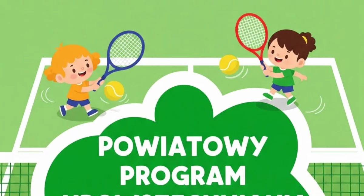 Bezpłatny tenis dla najmłodszych w Wieluniu – rusza drugi sezon Powiatowego Programu Upowszechniania Tenisa