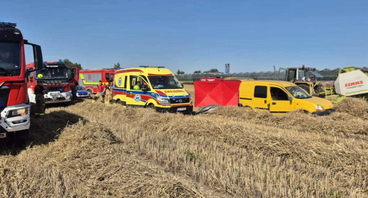 Tragedia podczas prac w polu. Maszyna wciągnęła 26-latka