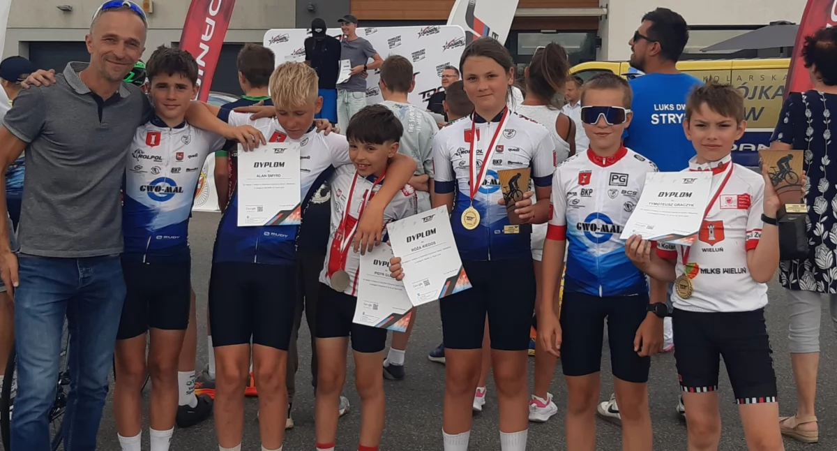 Młodzi kolarze rywalizowali na Torze Łódź. Reprezentanci MLKSu Wieluń w formie 
