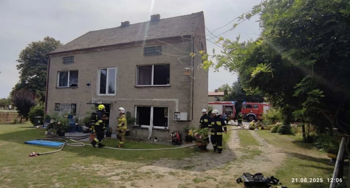 Tragedia w Starym Bugaju: Podpalił dom mimo zakazu zbliżania się