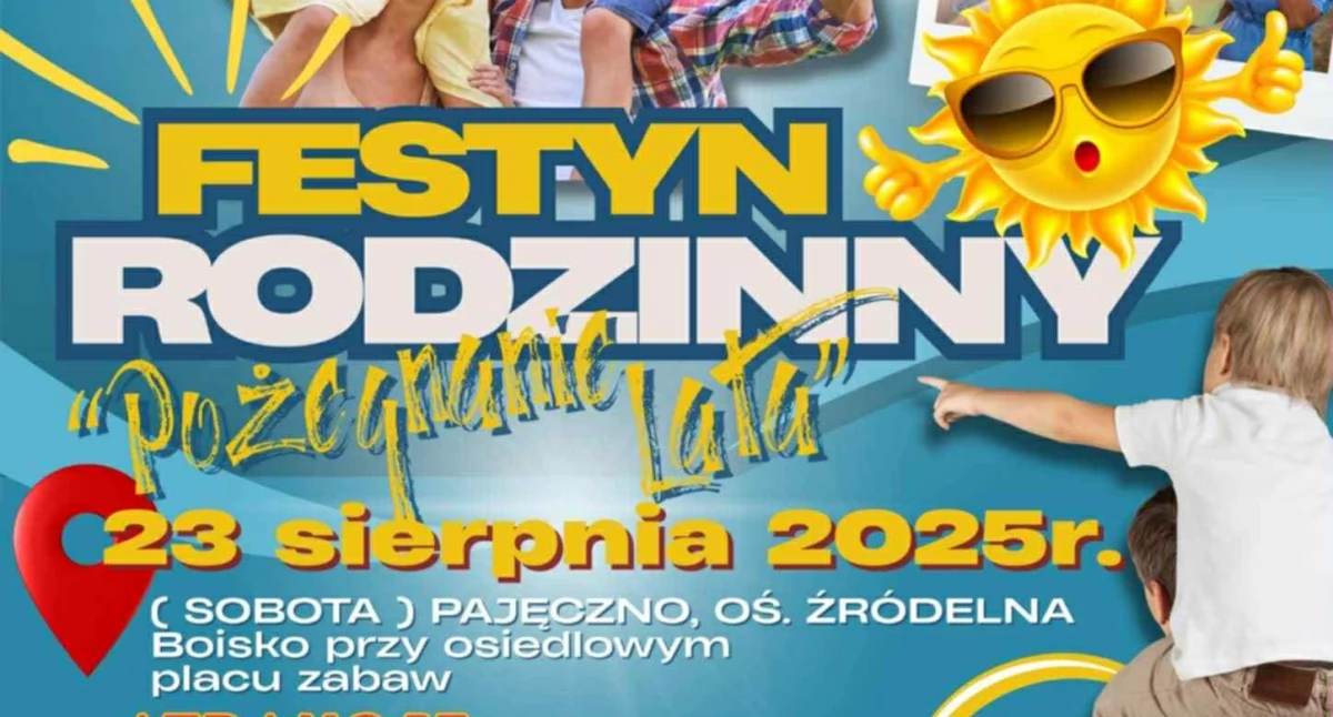 Pożegnanie Lata w Pajęcznie: Festyn Rodzinny pełen atrakcji już 23 sierpnia!