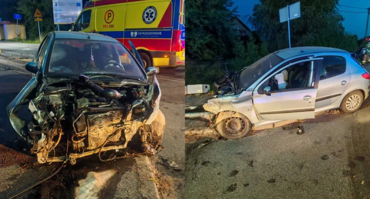 Wymusiła pierwszeństwo na skrzyżowaniu! Do szpitala trafiło osiem osób