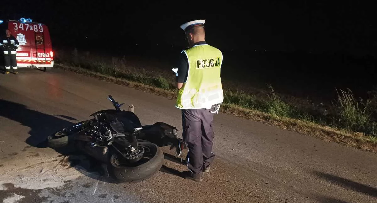 Zderzenie motocyklisty z sarną. Poszkodowana została 12-letnia dziewczynka!