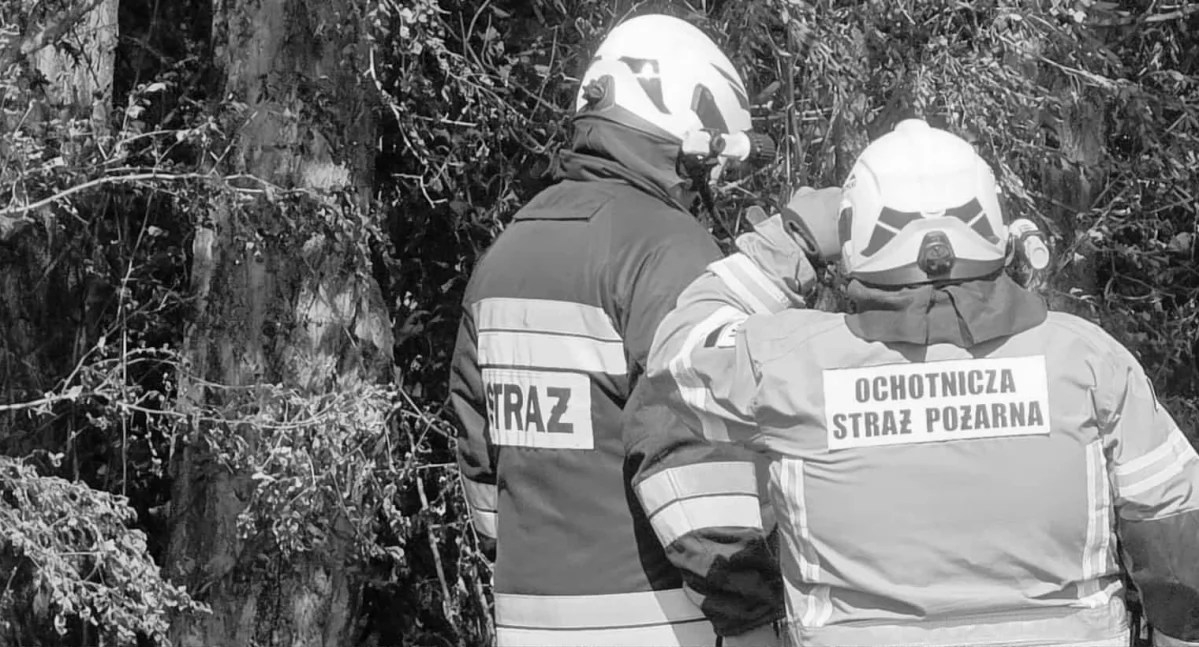 Dramat w Ożarowie: W trakcie gaszenia pożaru znaleziono ciało