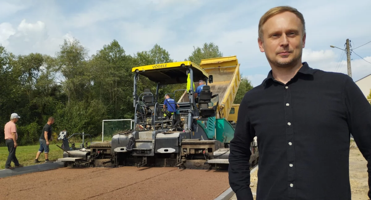 Remont ulicy Ściegiennej w Pajęcznie idzie pełną parą