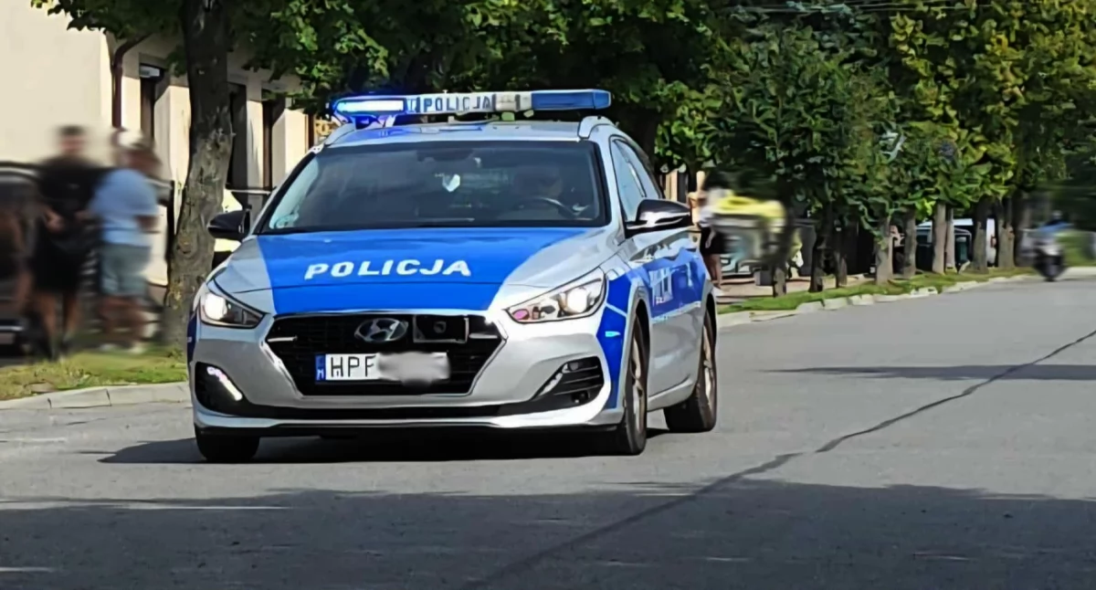 Turów pod Wieluniem:zderzenie rowerzystki ze skodą