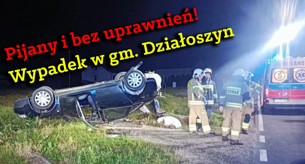 Jechał pijany i z sądowym zakazem. W wypadku ucierpiała kobieta w ciąży