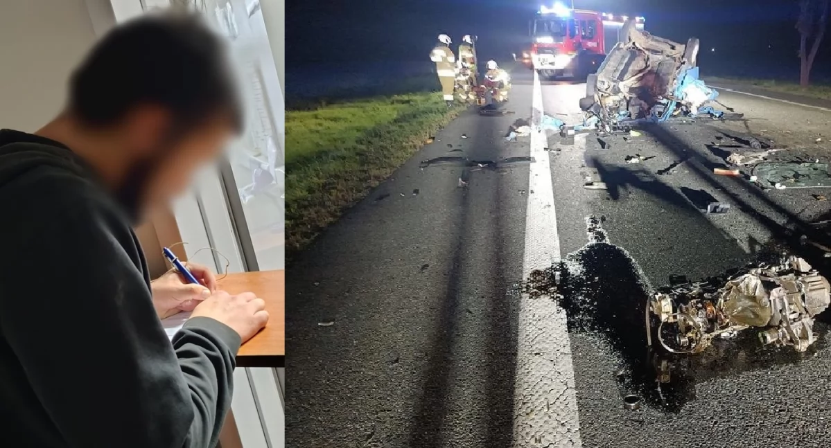 Ukrainiec spowodował wypadek po pijaku. Został deportowany [VIDEO]
