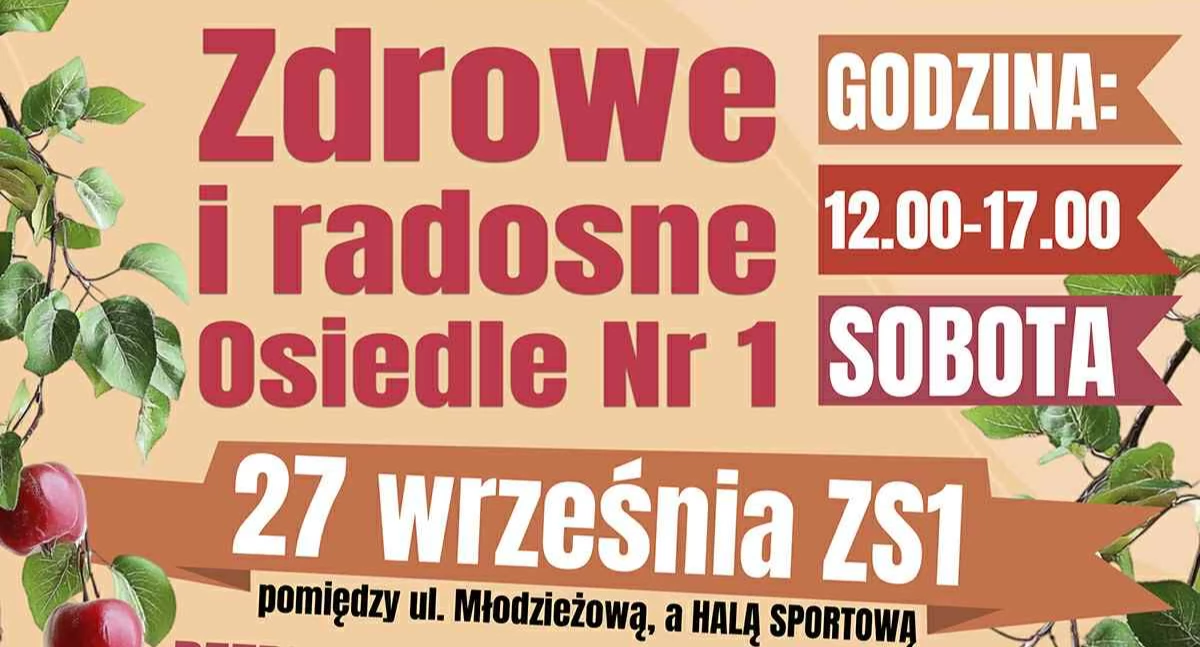 Zdrowe i radosne osiedle nr 1 w Wieluniu: Atrakcje dla dzieci i dorosłych już 27 września!