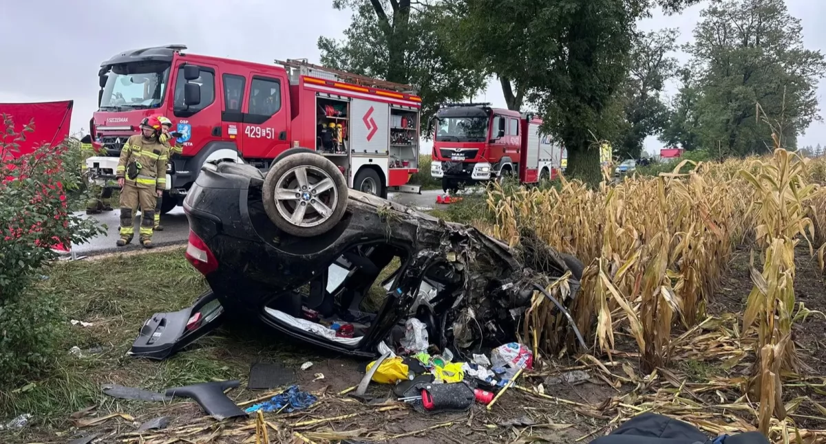 Śmiertelny wypadek. Kierowca BMW nie żyje