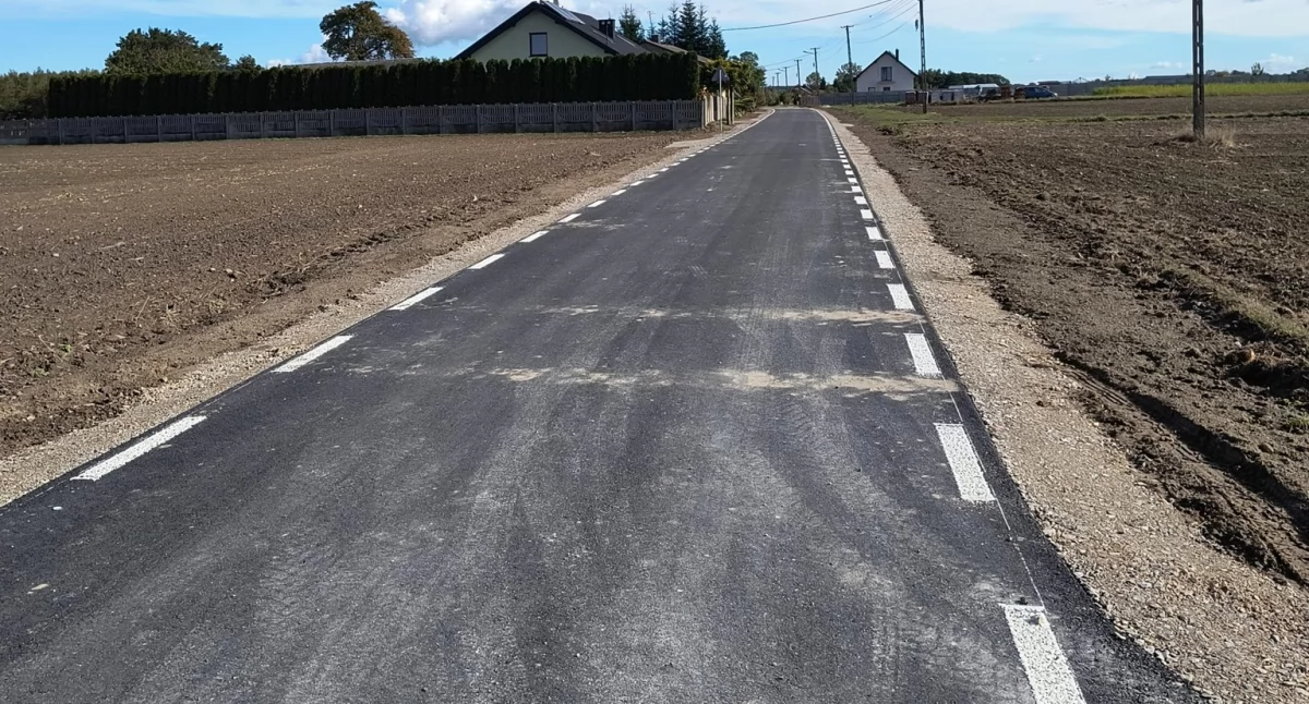 Droga w Bogumiłowicach przebudowana