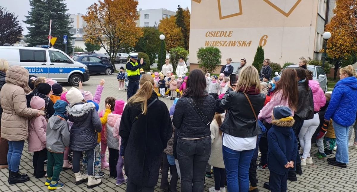 O bezpieczeństwie z najmłodszymi - policjanci spotkali się z przedszkolakami