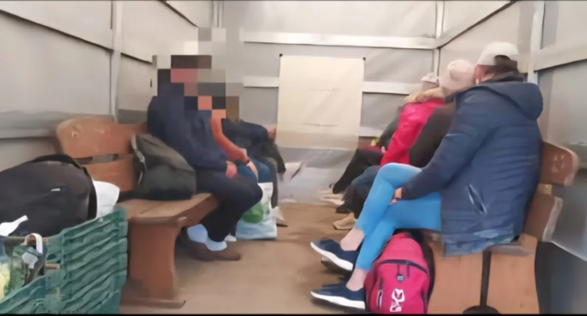 Przewoził dziewięciu pasażerów 
