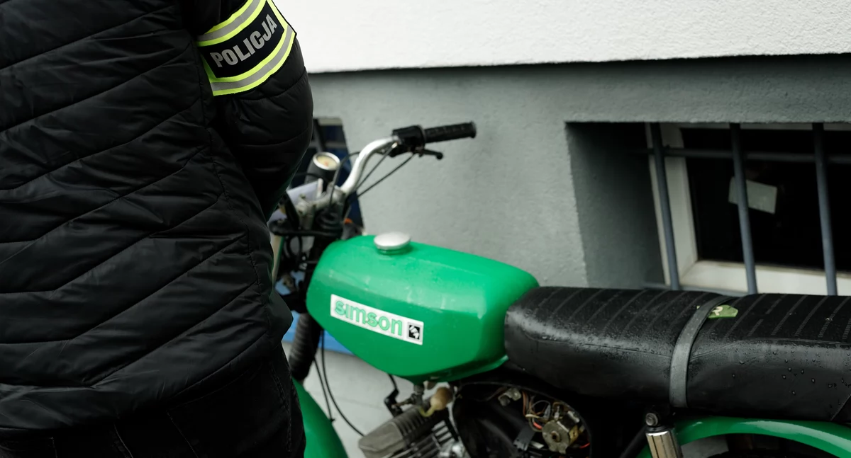 Ukradł zabytkowy motorower - pojazd znaleziono w ostatniej chwili 