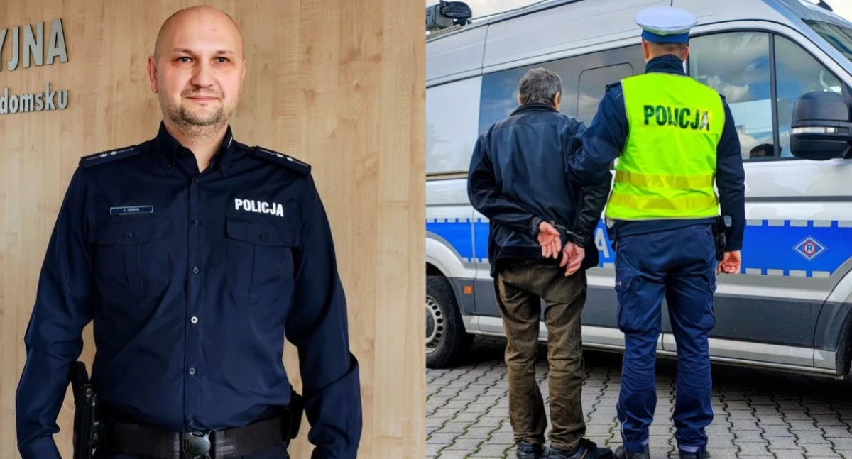 Policjant zatrzymał pijanego kierowcę - 61-latek jechał pod prąd na rondzie
