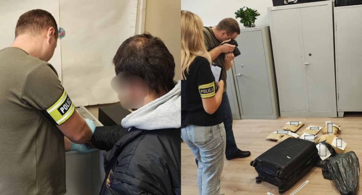 Jechał na gapę - gdy go złapano, wysiadł na kolejnej stacji z walizką innego pasażera 