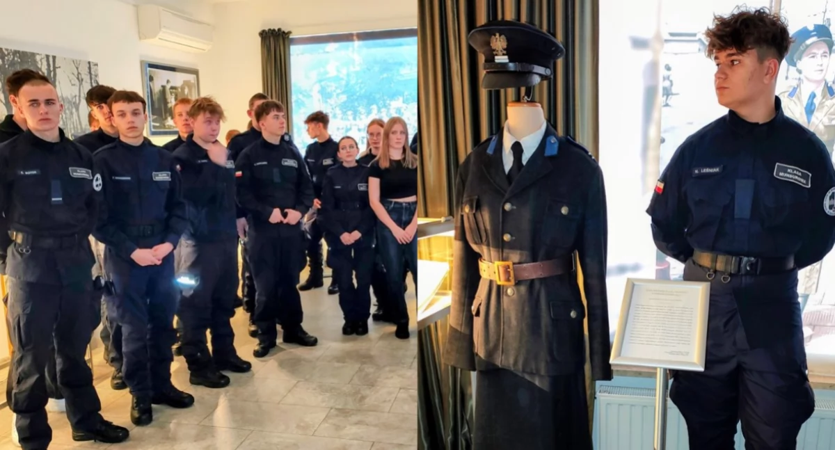 Uczniowie klas mundurowych na wycieczce w Warszawie - uczniowie odwiedzili Komendę Główną Policji w Warszawie