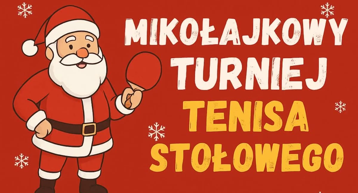 Mikołajkowy Turniej Tenisa Stołowego w Trębaczewie. Sportowa zabawa dla dzieci, młodzieży i dorosłych