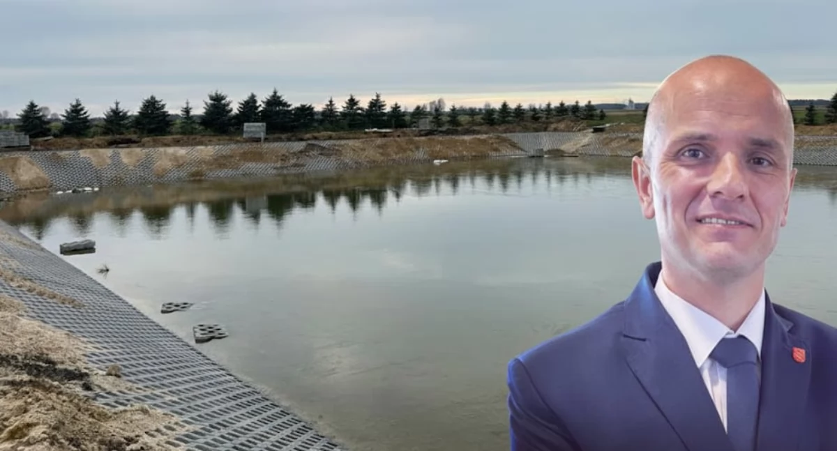 Renowacja zbiornika w Woli Jankowskiej dobiega końca