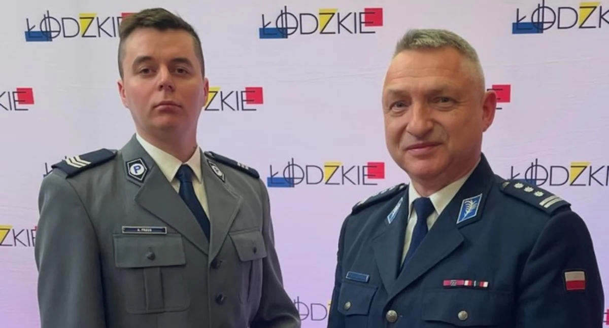 Bełchatowski policjant nagrodzony tytułem Bohatera Roku za heroiczną akcję w bagnach