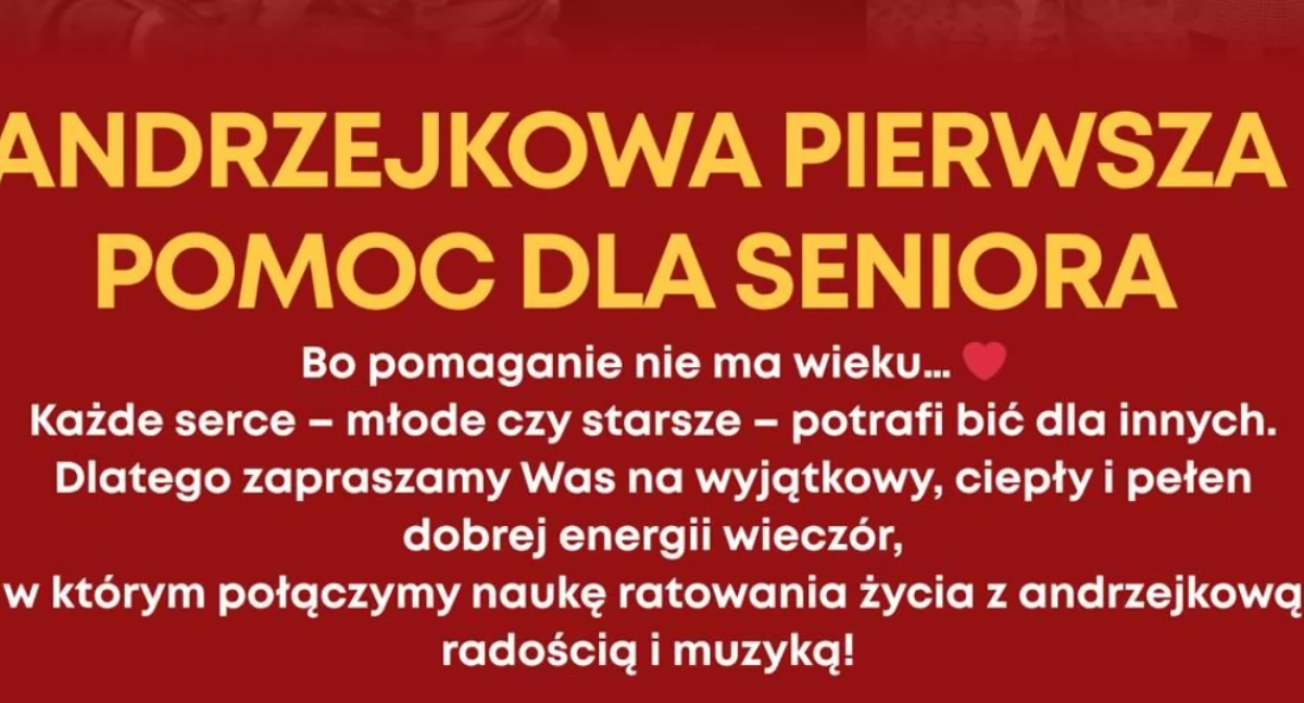 Andrzejkowa pierwsza pomoc dla seniora z OSP w Krzyworzece