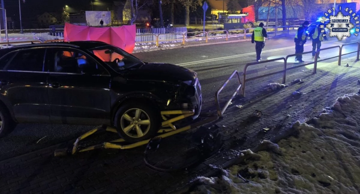 Śmiertelny wypadek w Krzywiźnie! Pieszy wszedł wprost pod samochód
