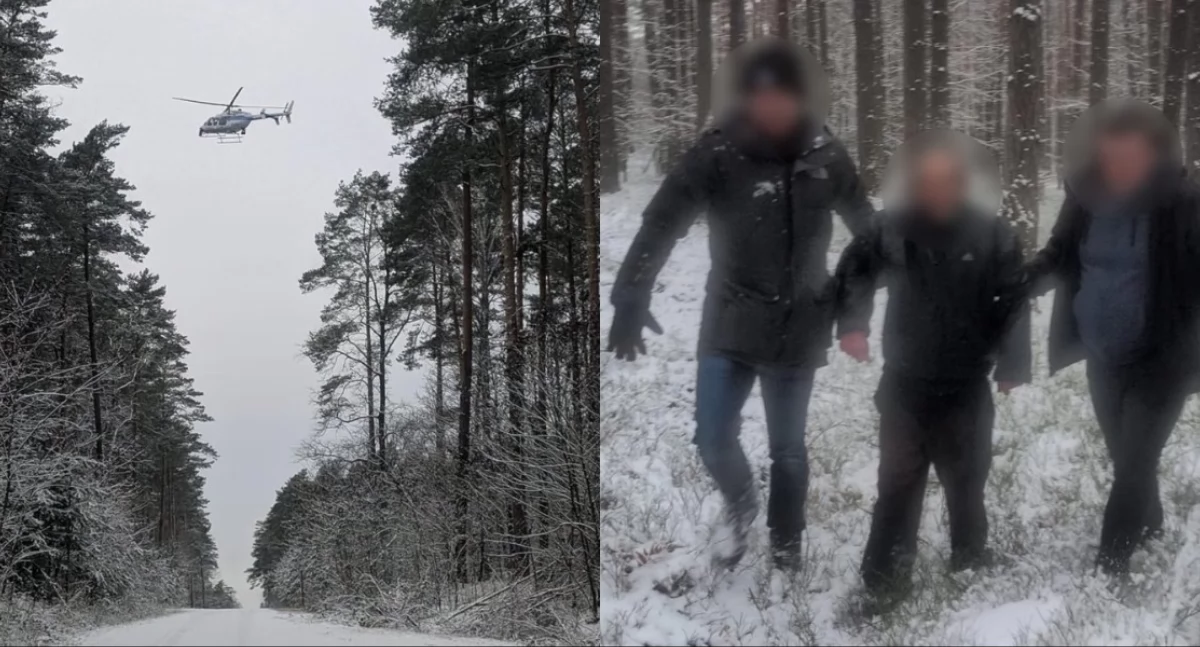 76-latek wyszedł z domu - został znaleziony ponad 20 kilometrów dalej na leśnej ścieżce