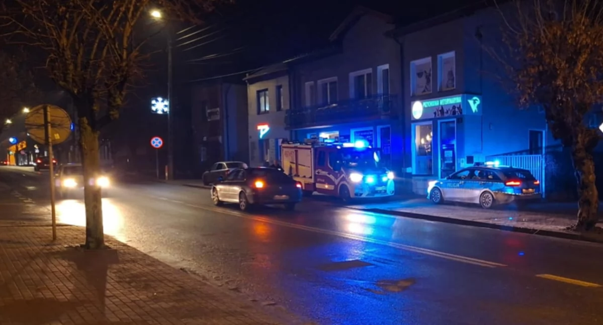 Wypadek w Pajęcznie. Jedna osoba w szpitalu