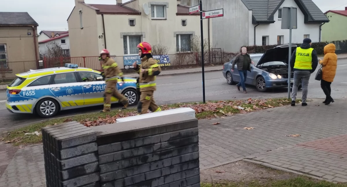 Wypadek na skrzyżowaniu w Wieluniu