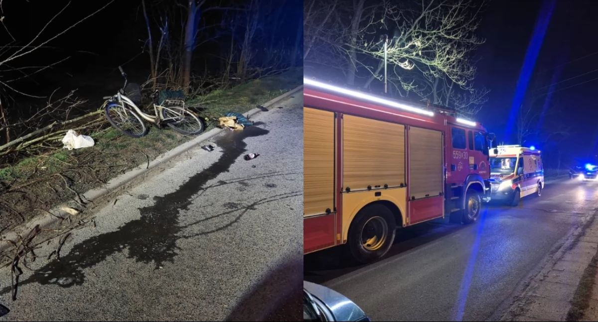 Wypadek w Konopnicy - potrącony 72-latek z poważnymi obrażeniami w szpitalu