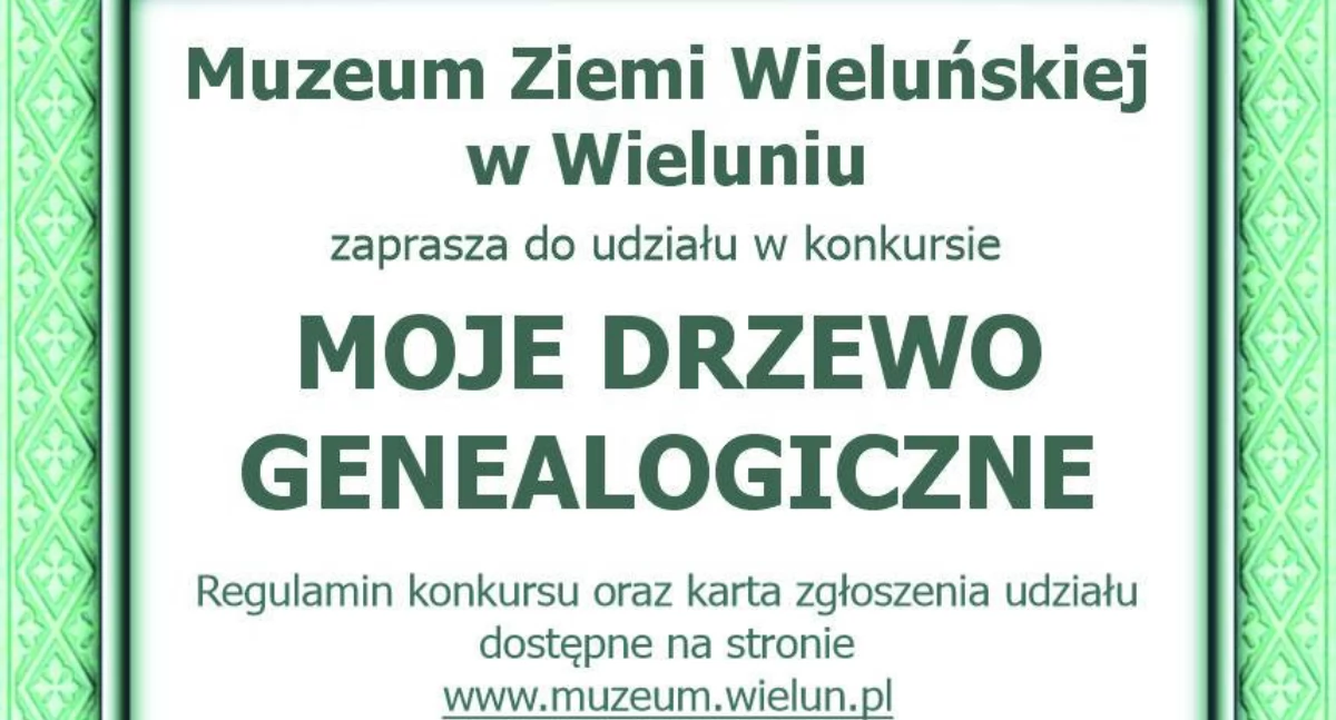 Muzeum Ziemi Wieluńskiej szuka odkrywców rodzinnych historii. Rusza nowa edycja konkursu genealogicznego