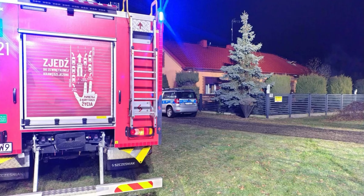 Tragiczny pożar domu - jedna osoba nie żyje