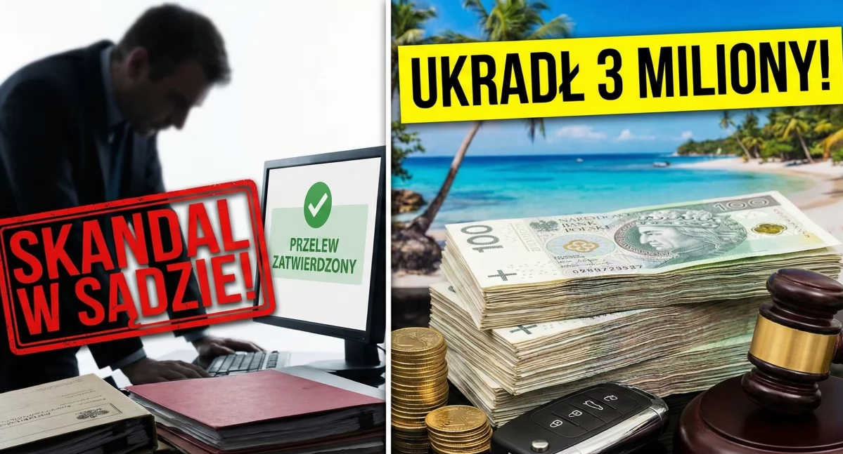 SKANDAL w łódzkim sądzie! Urzędnik ukradł ponad 3 MILIONY złotych. 