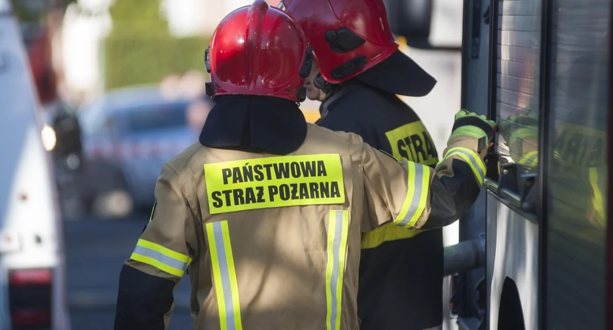 Pożar tuż po sylwestrowej nocy - dwie osoby trafiły do szpitala