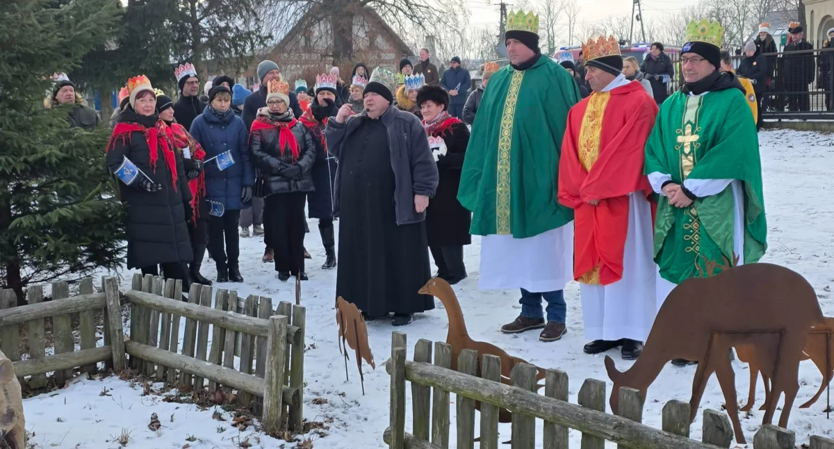 Orszak Trzech Króli w Czarnożyłach. Jedyna taka inicjatywa w powiecie wieluńskim poza Wieluniem