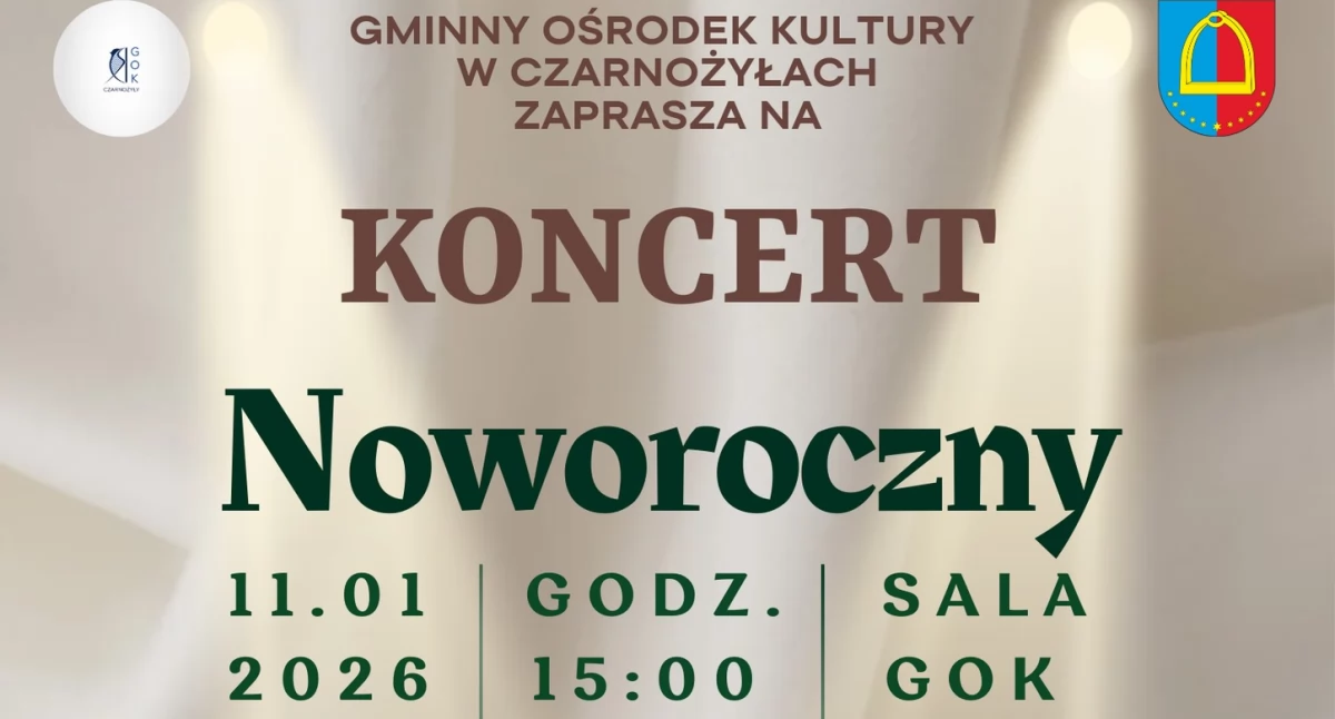Koncert Noworoczny w Czarnożyłach - na scenie wystąpią lokalni artyści